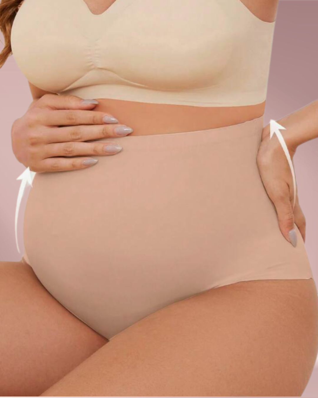 ملابس داخلية للحوامل بدون خياطة - عبوة من 3 قطع